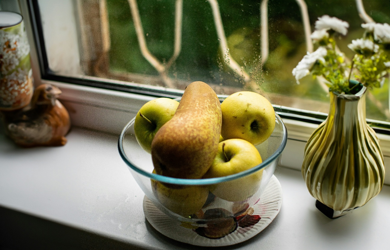 manzanas y peras, fibras