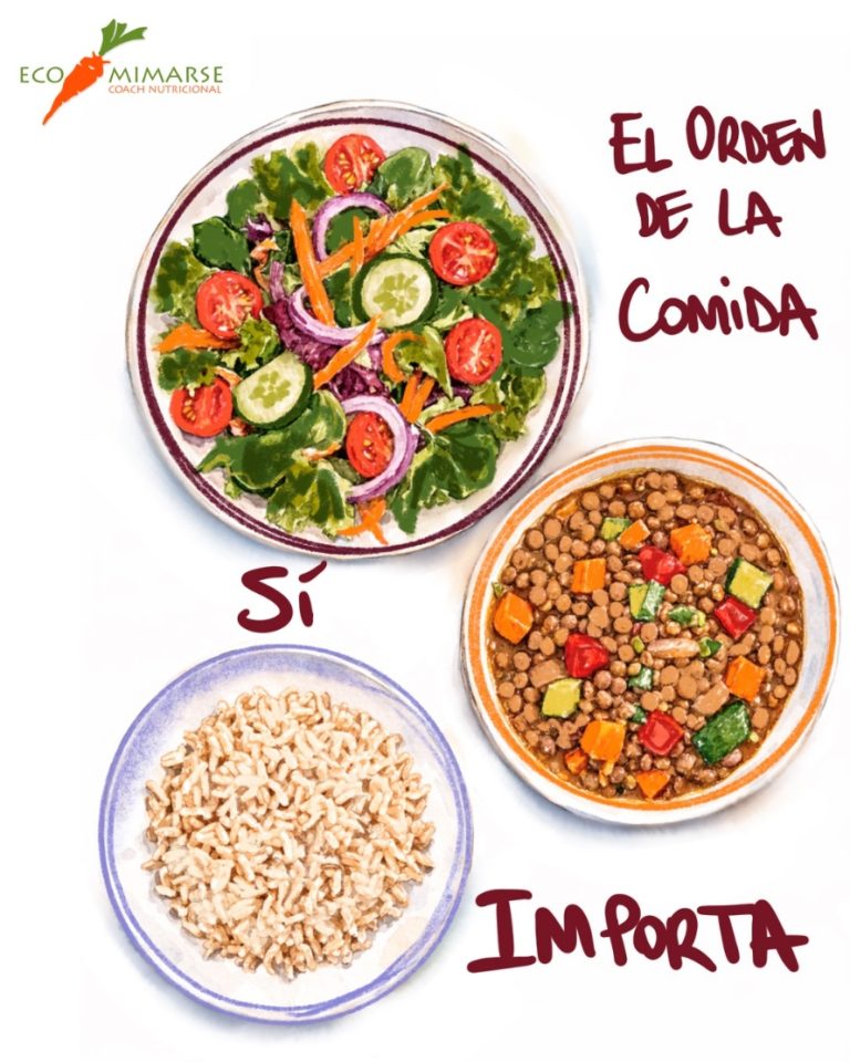 El orden de la comida sí importa